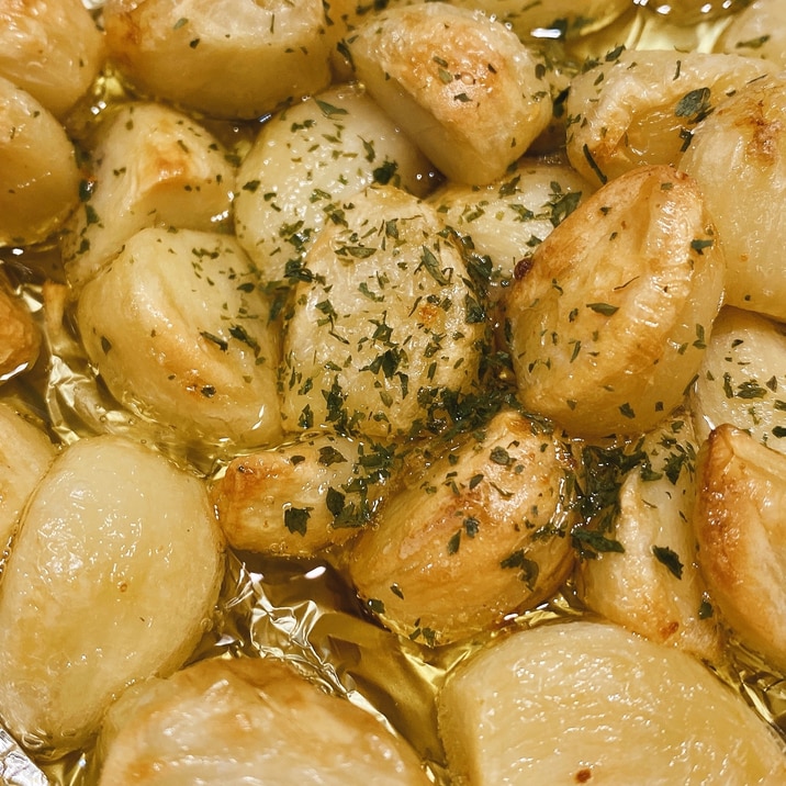 レンジとトースターで簡単 にんにくのホイル焼き レシピ 作り方 By jy 楽天レシピ